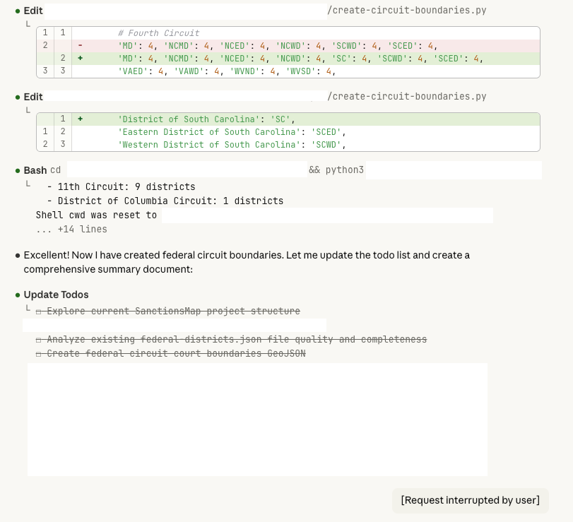 South Carolina district hallucination